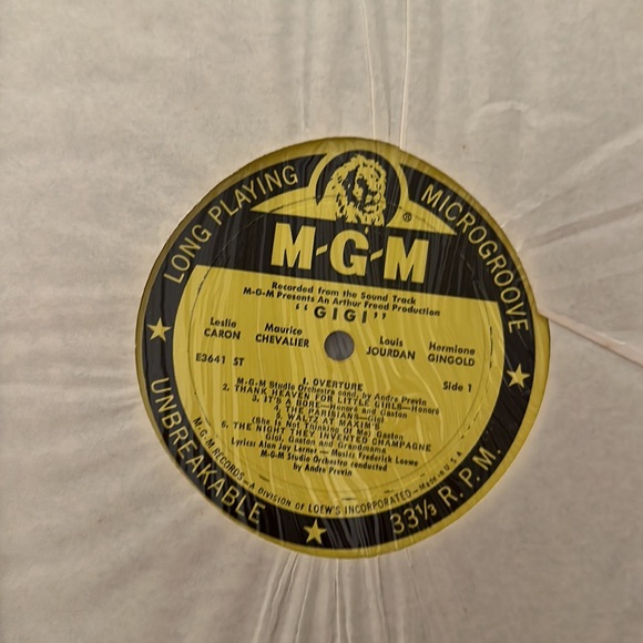 Gigi Musical Soundtrack Vinyl Record - Picture 7 of 12